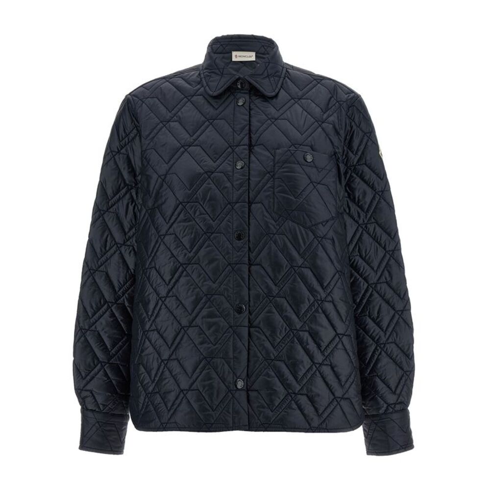 Moncler Blue Polyamide Shell Women's Jacket